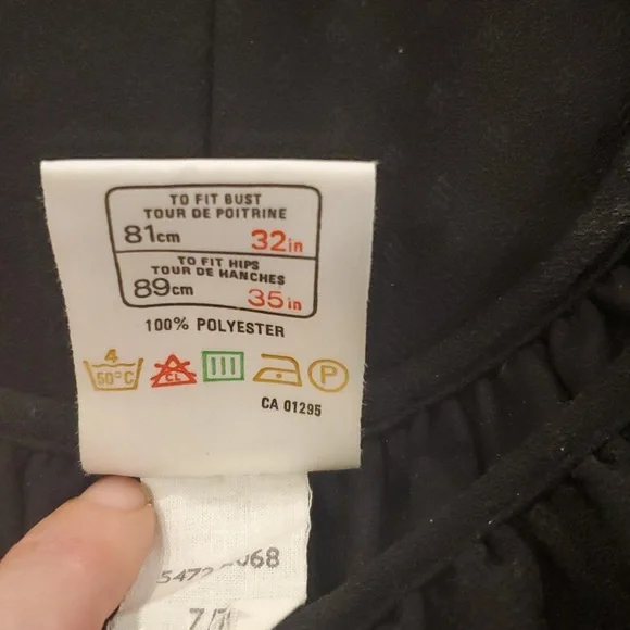 Vintage Black Dress - Picture 5 of 7